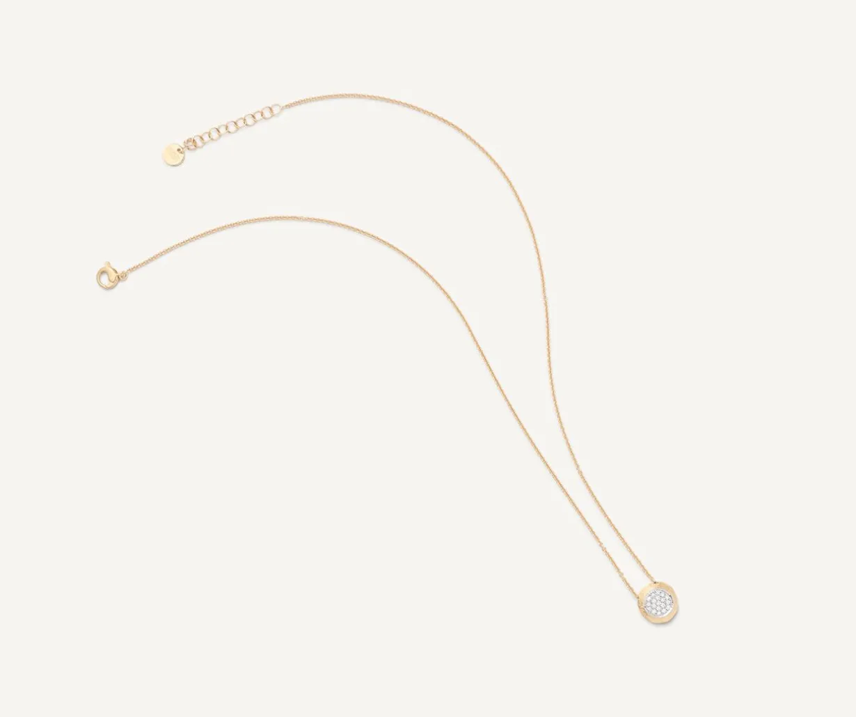 Pendant Necklace With Diamond Disk|Marco Bicego Online