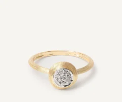 Ring With Diamond Pave Disk|Marco Bicego New