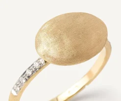 Ring With Horizontal Oval Element And Diamond Shank|Marco Bicego Sale