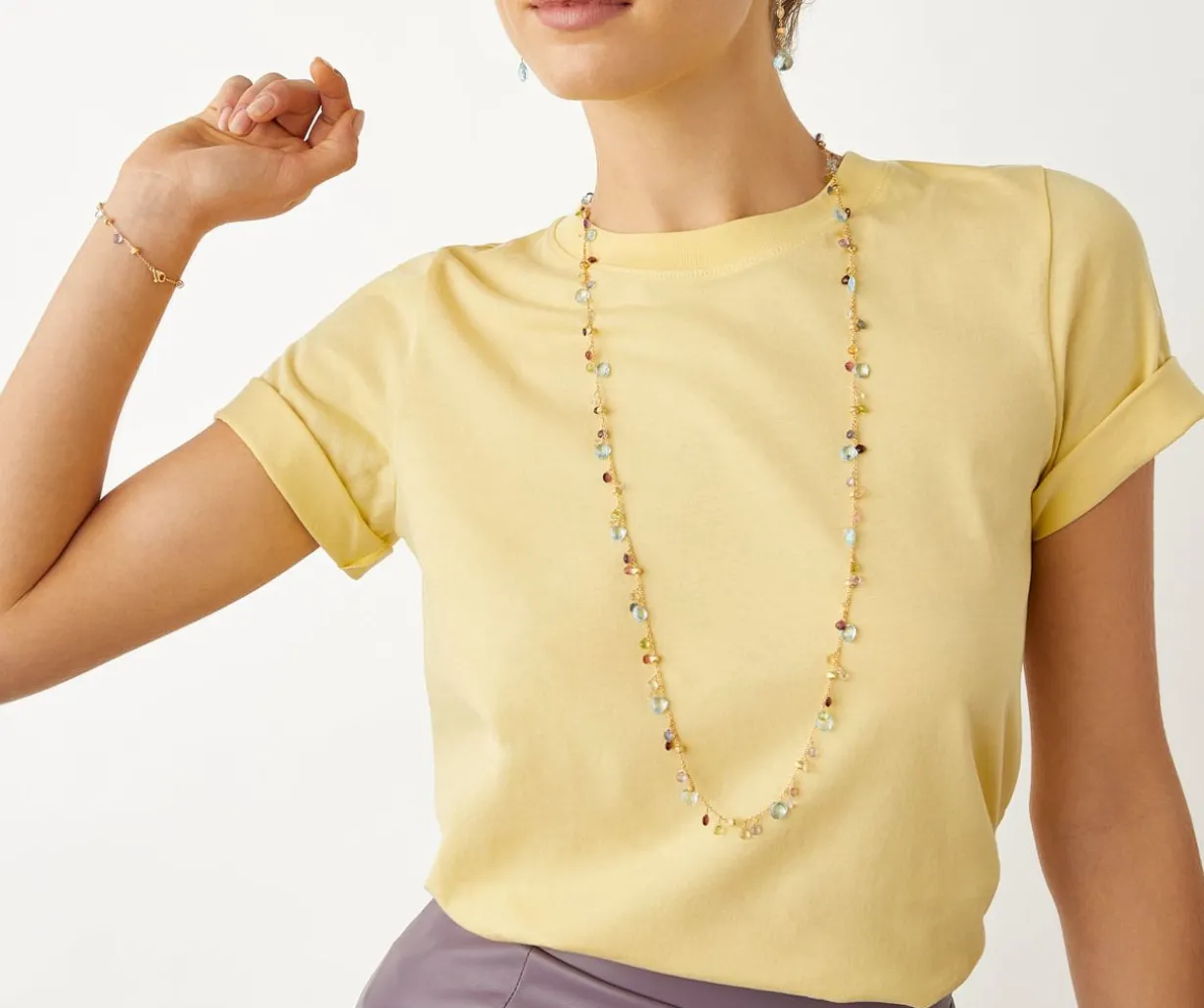 Sautoir With Multicolored Gems|Marco Bicego Store