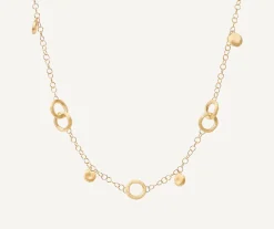 Short Gold Necklace With Charms|Marco Bicego Shop