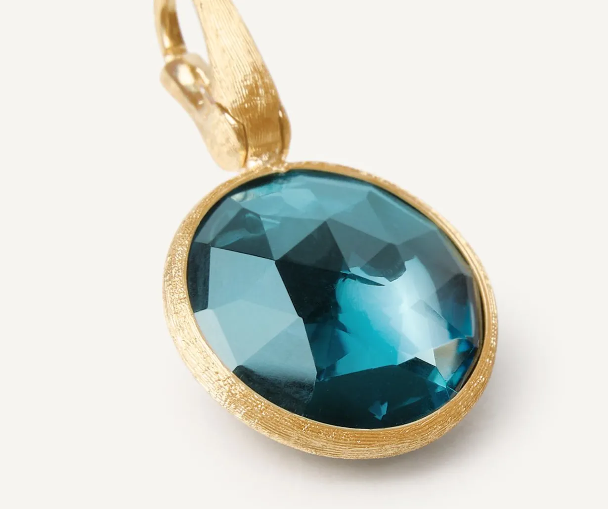 Stackable London Blue Topaz Pendant, Small|Marco Bicego Fashion