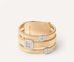 Three-Band Diamond Pave Ring|Marco Bicego Best
