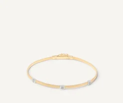 Triple Diamond Pave Slim Bracelet|Marco Bicego Cheap