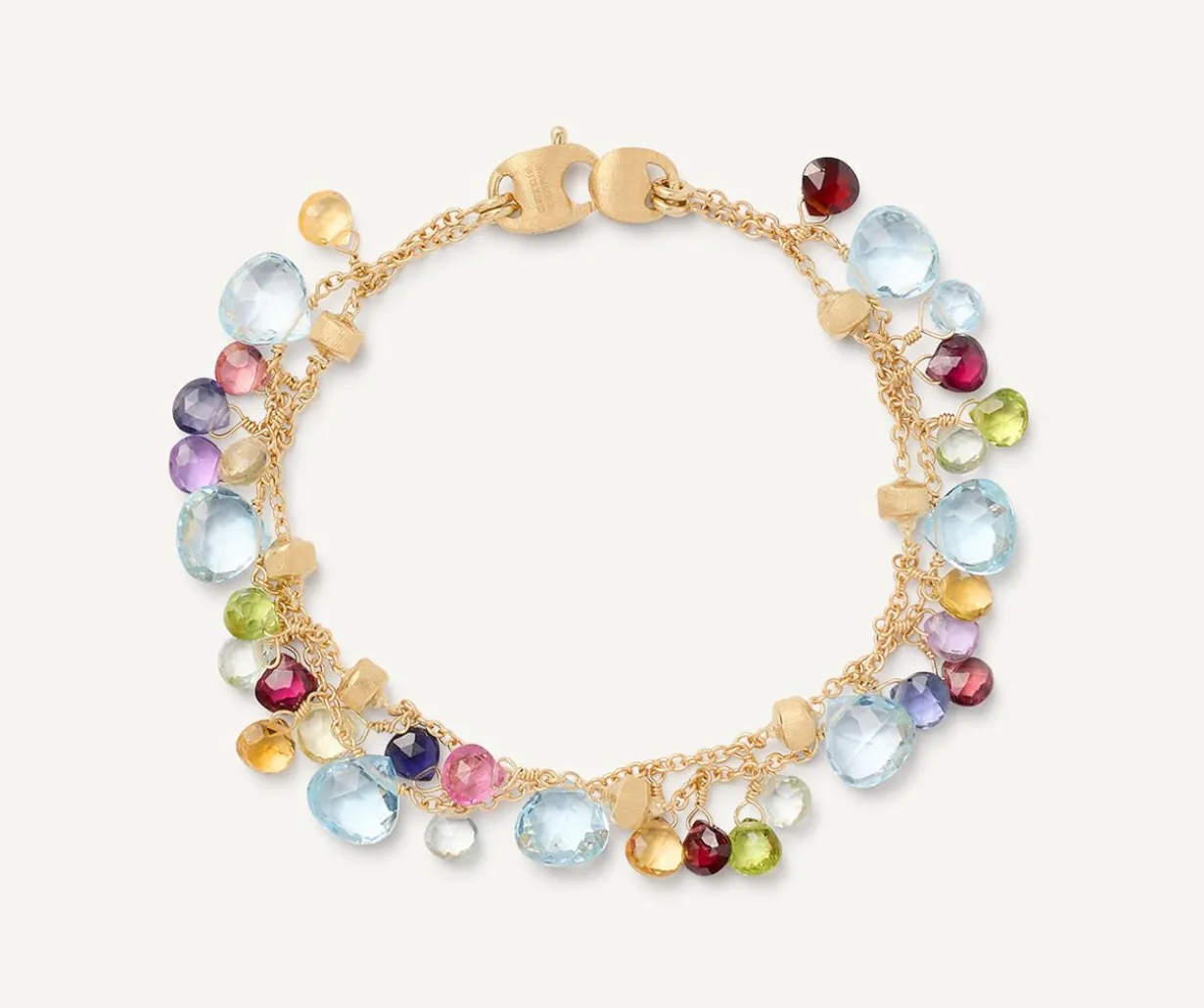 Two-Strand Bracelet With Multicoloured Gemstones|Marco Bicego Cheap