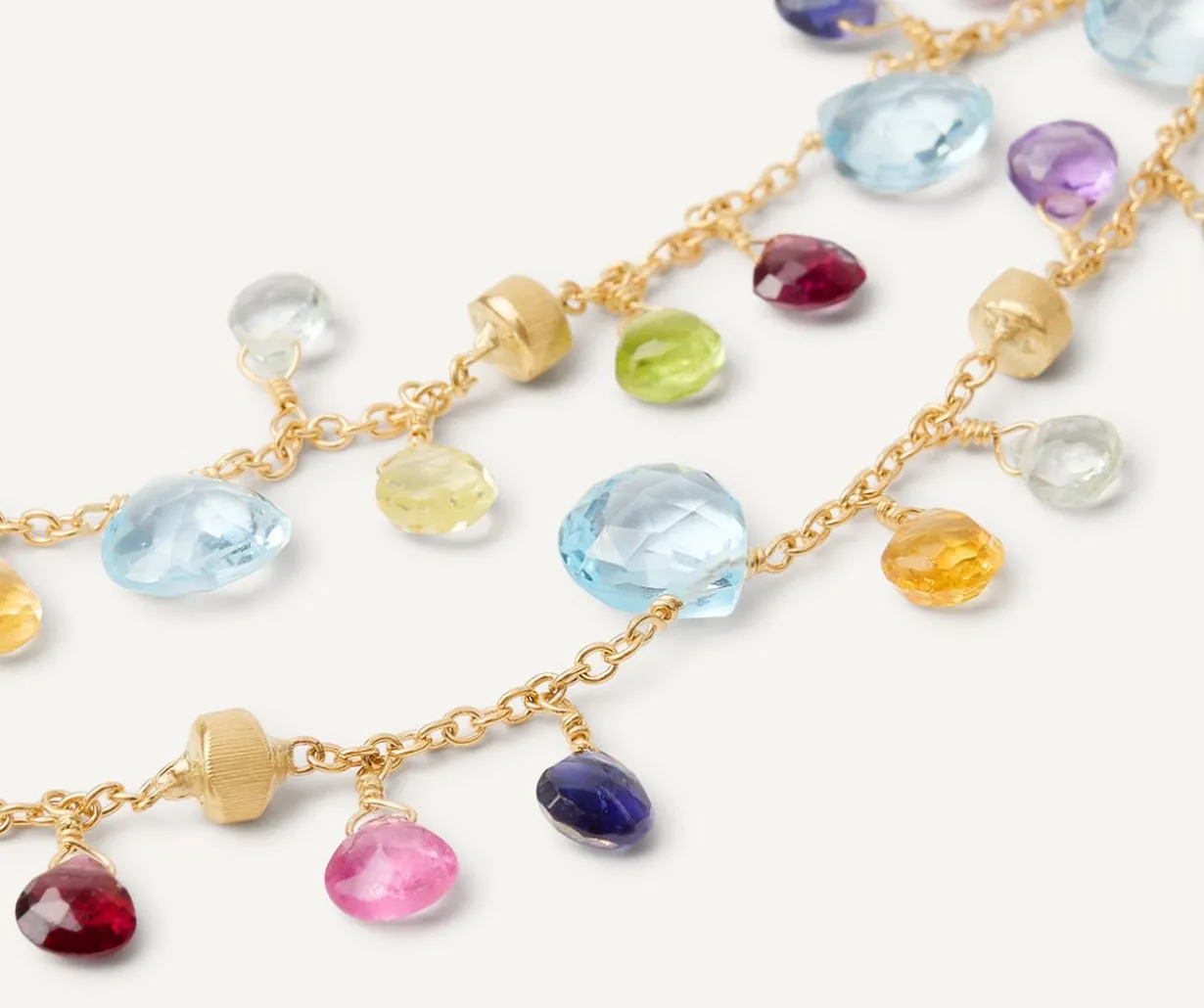 Two-Strand Bracelet With Multicoloured Gemstones|Marco Bicego Cheap